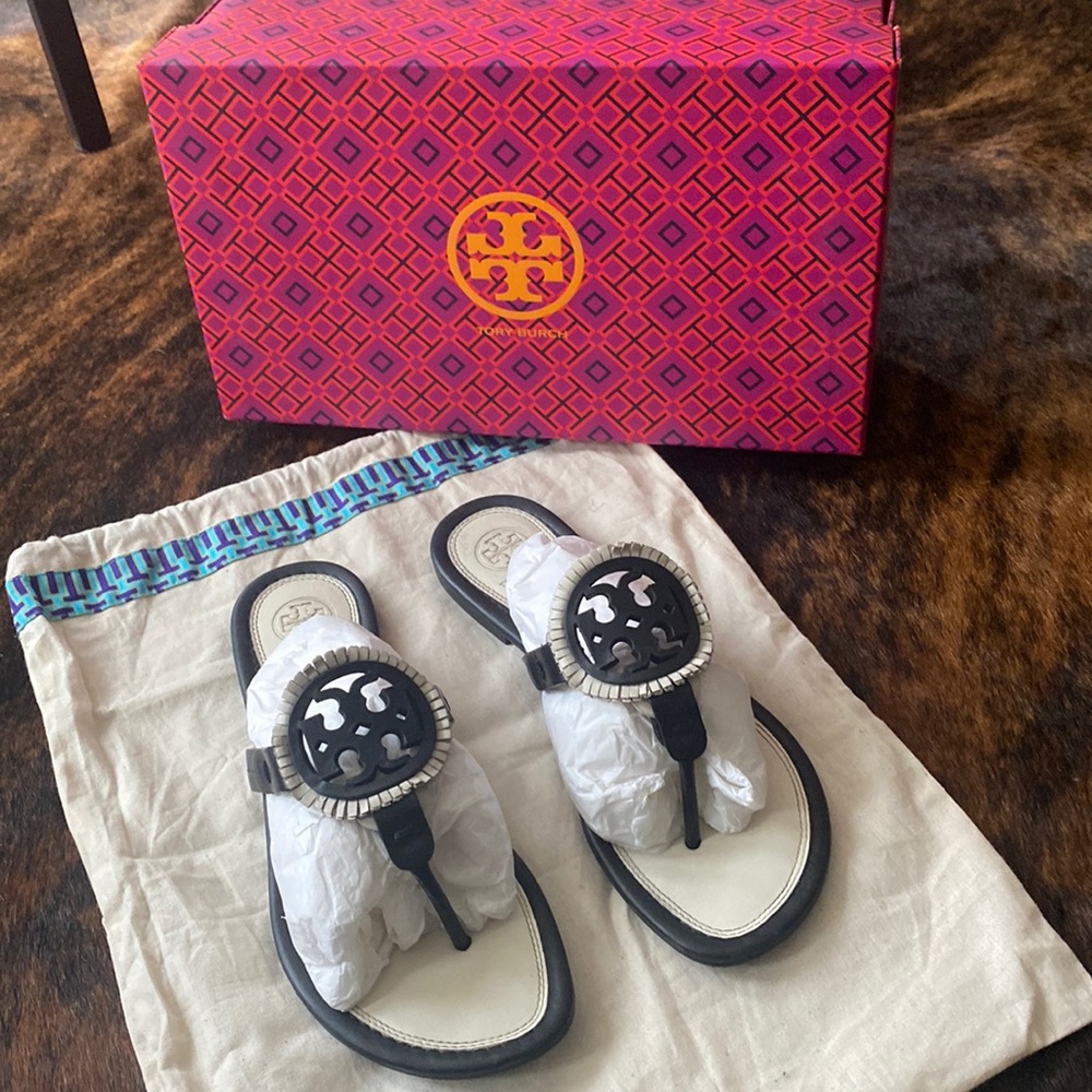 Tory Burch Miller Fringe Sandal